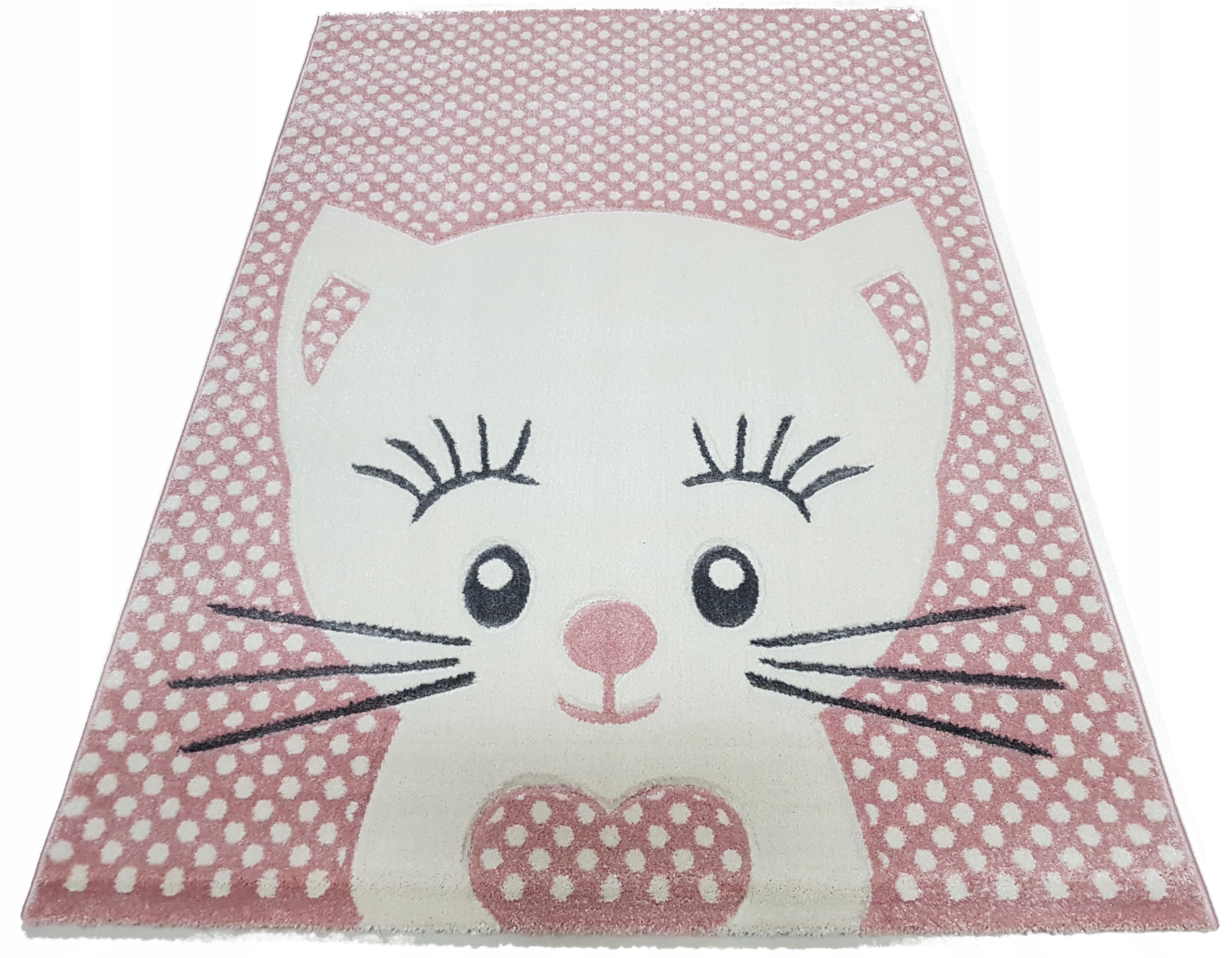 Dywan AVANOS KIDS 3D 160x230 kotek kitty różowy