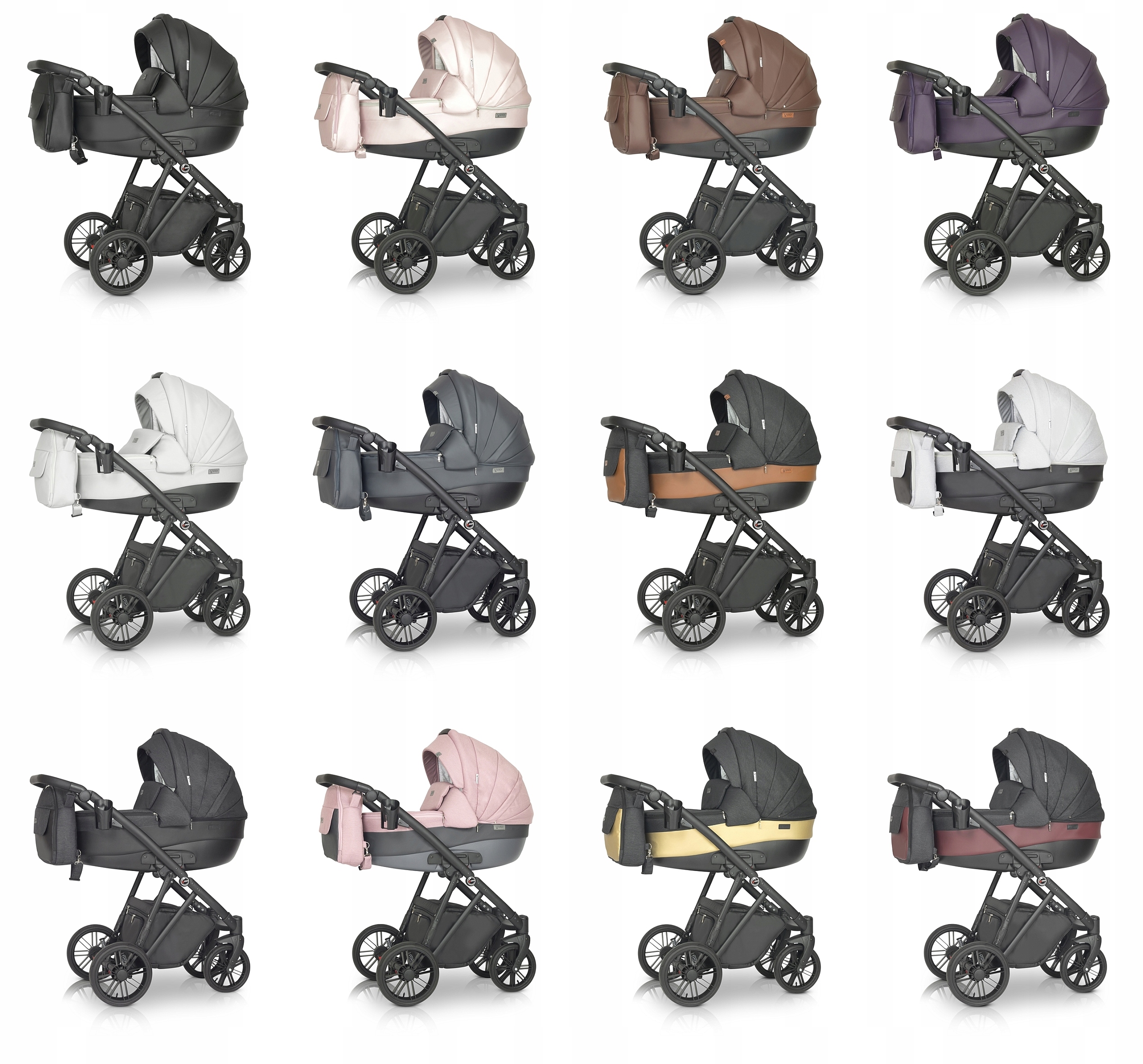 WÓZEK DZIECIĘCY VERDI MELBU 3W1+TORBA + AKCESORIA Model Verdi Melbu