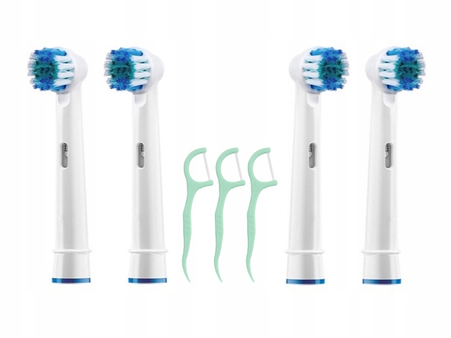 

4x Końcówki Do Szczoteczki Oral-b Precision Clean