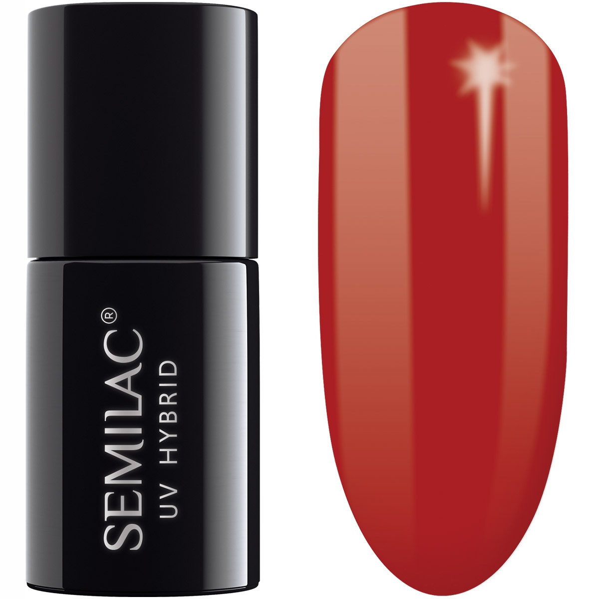 

Semilac Lakier Hybrydowy 027 Intense Red 7ML