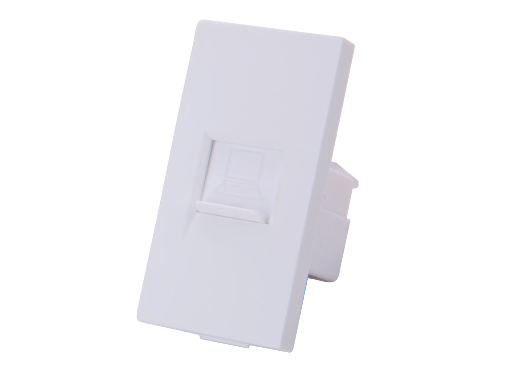 

B-line DLX Biały Gniazdo Komputerowe Lan RJ45