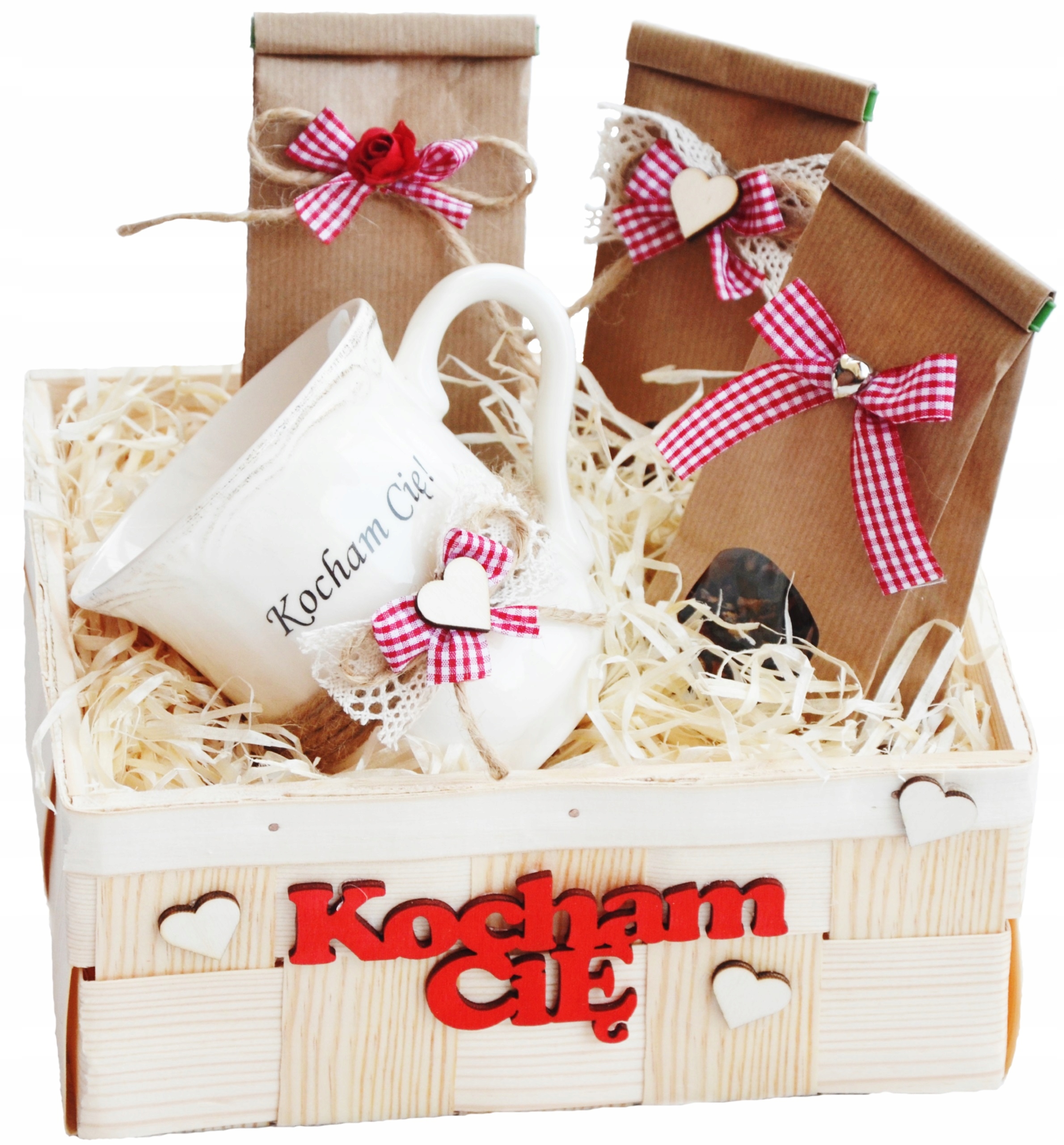 na Walentynki Walentynkowy Herbata Zestaw