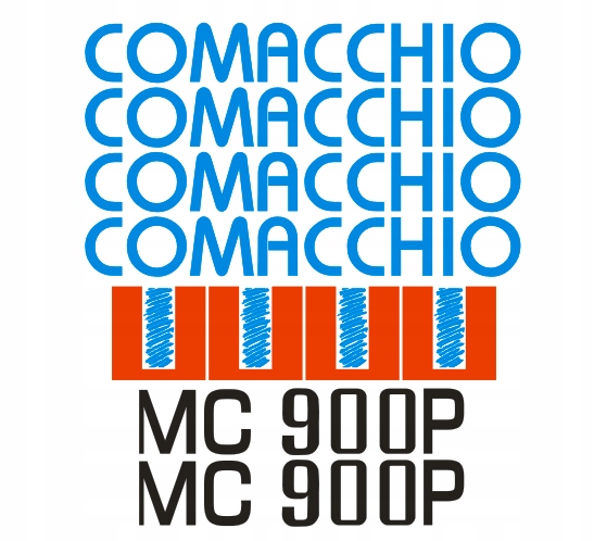 Samolepky s nálepkou Comacchio MC900P