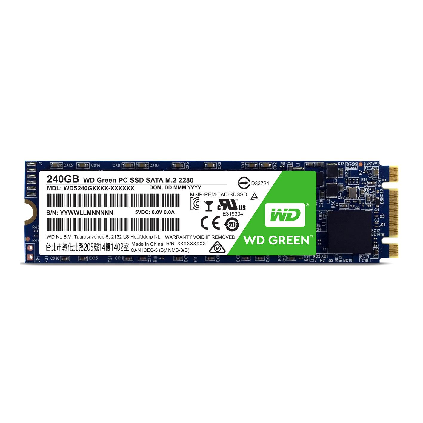 

Dysk Western Digital Green M.2 240 Gb Sata 3