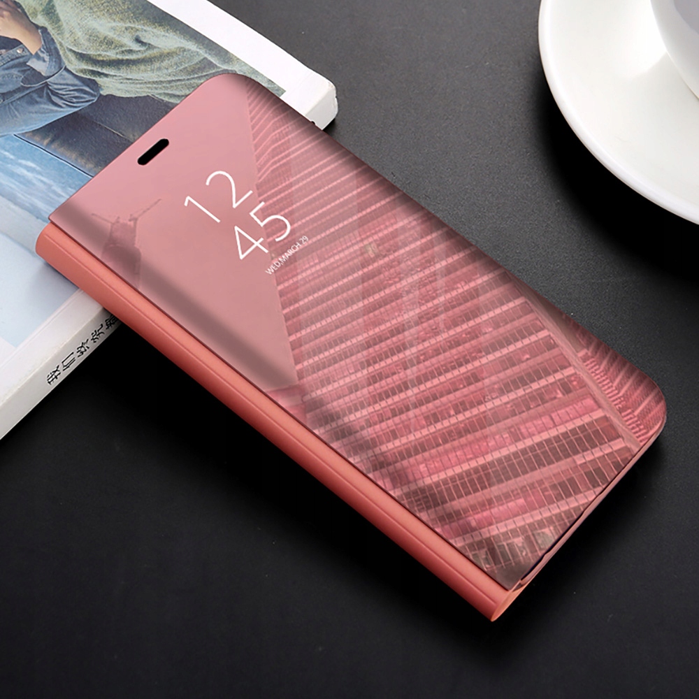 ETUI CLEAR VIEV MIRROR+SZKŁO 9D do IPHONE 6/6S Typ etui z klapką