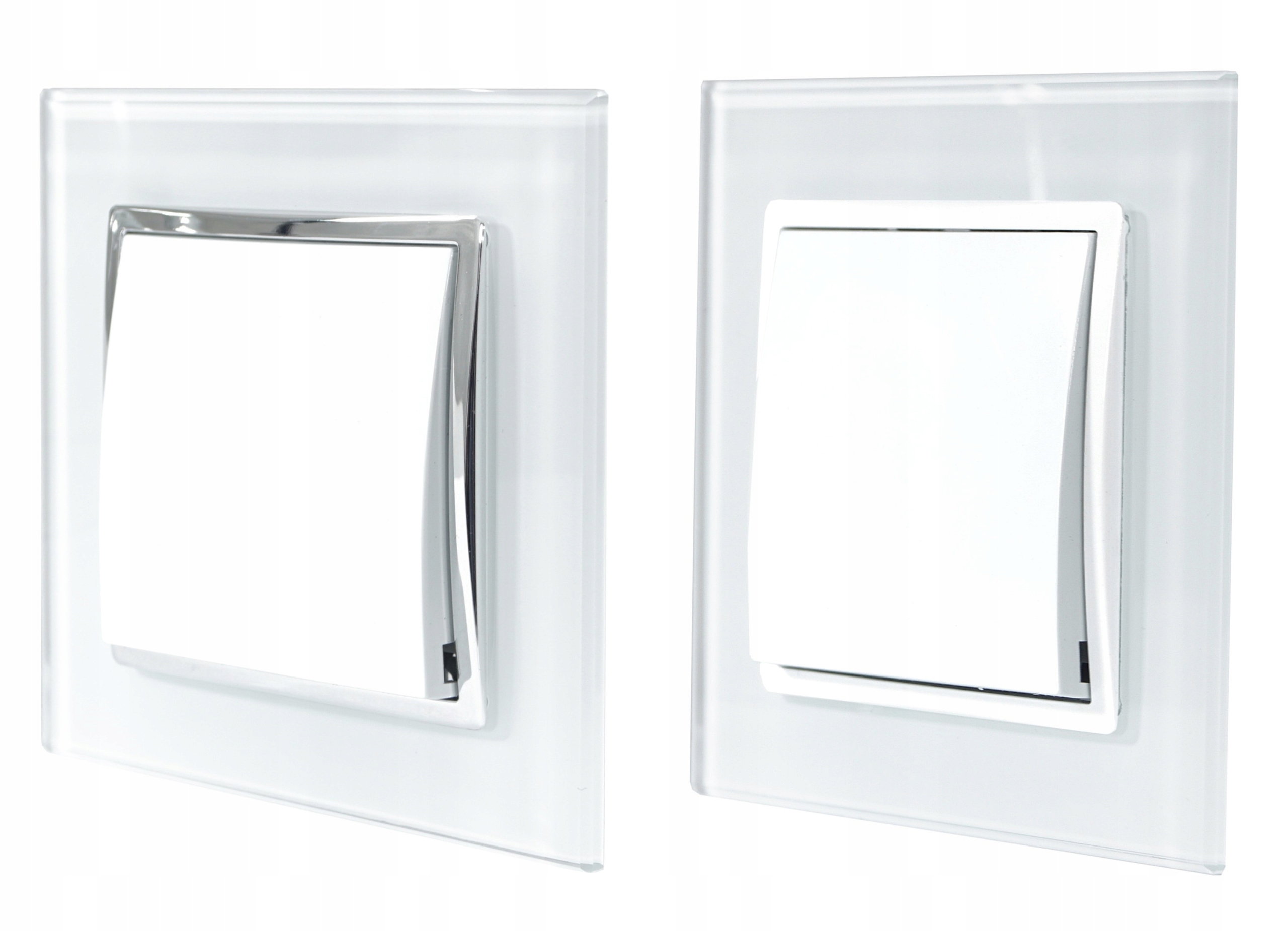 GNIAZDO GNIAZDKO POJEDYNCZE BIAŁE SZKLANE Z BOLCEM KONTAKT SZKŁO PREMIUM Marka Quadra