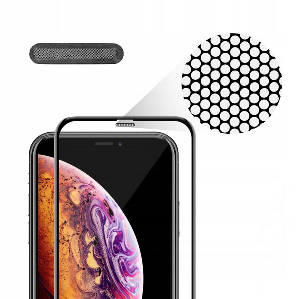

Ex Pro Szkło Hartowane Dust Proof Net Iphone X/xs