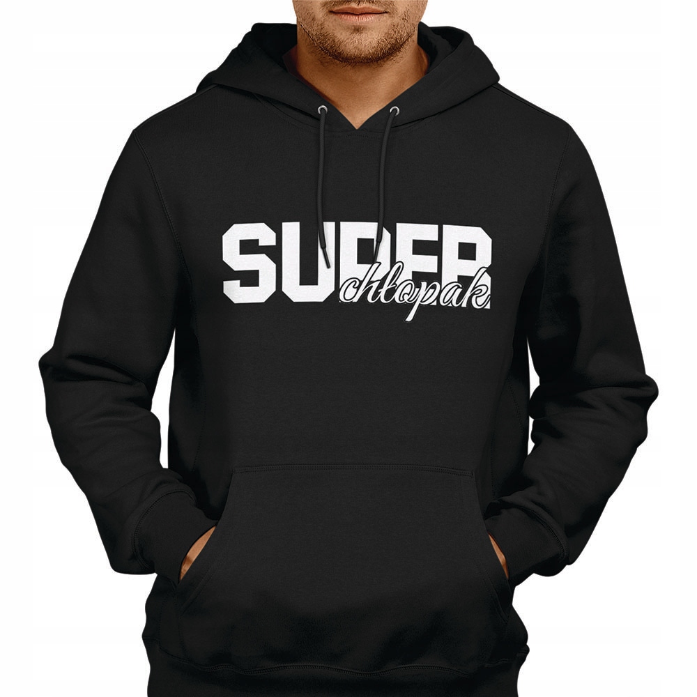 

bluza Super Chłopak kangurka z kapturem Xs - 3XL