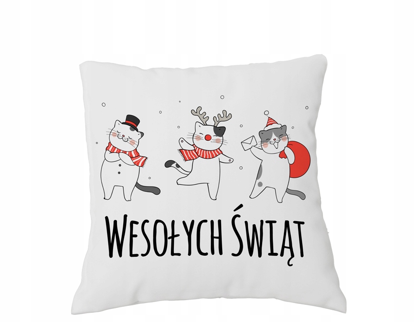 

Poduszka Święta Mikołajki Z Imieniem