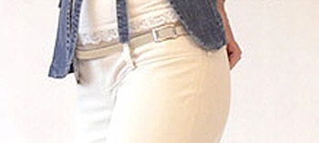 9FASHION MAREL SPODNIE CIĄŻOWE ROZMIAR S Kremowe Marka inna