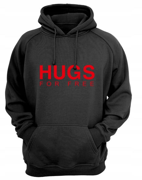 

Męska bluza z kapturem Hugs For Free Jak Hugo Xs