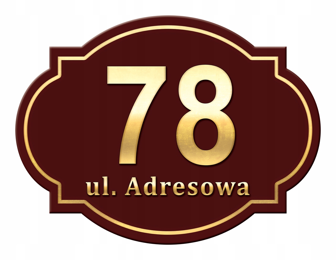

Tabliczka Adresowa Adres Numer Na Dom znak ulica