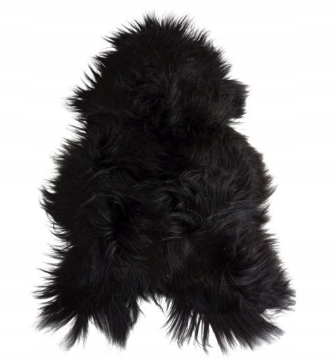 Černá ovčí kůže Island Přírodní ovčí kůže