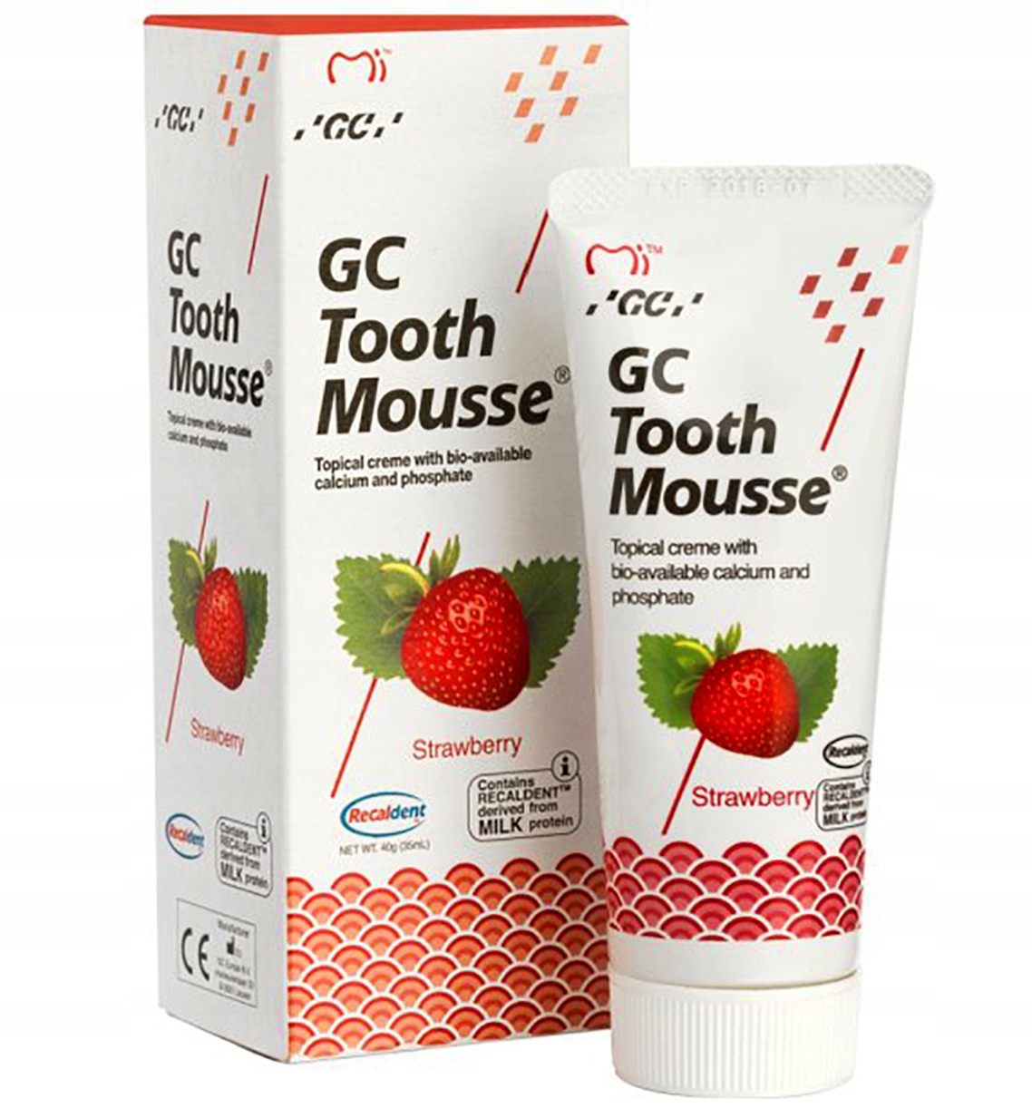 

Gc Tooth Mousse 35 ml Truskawka Płynne Szkliwo