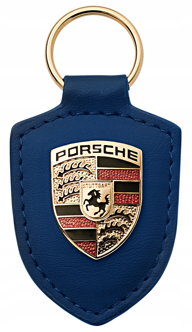 БРЕЛОК С ЭМБЛЕМОЙ PORSCHE-СИНИЙ