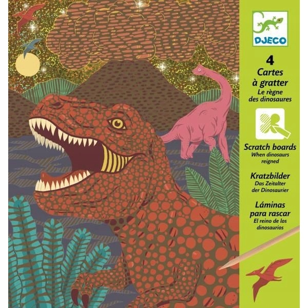 

Djeco zestaw wydrapywanki Dinozaury 7+ 9726