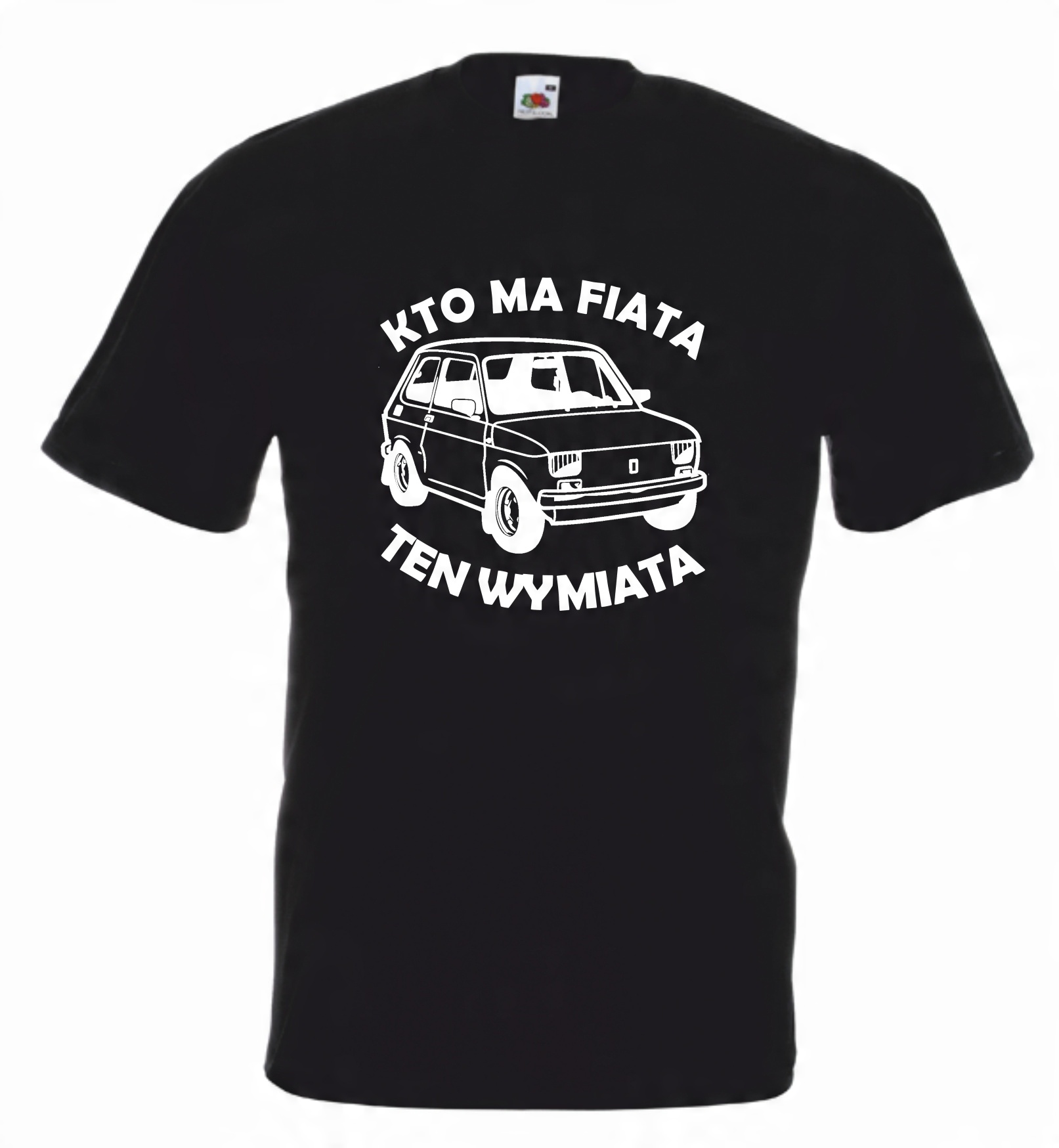 

Koszulka Fiat 126P Kto Ma Fiata Ten Wymiata r S