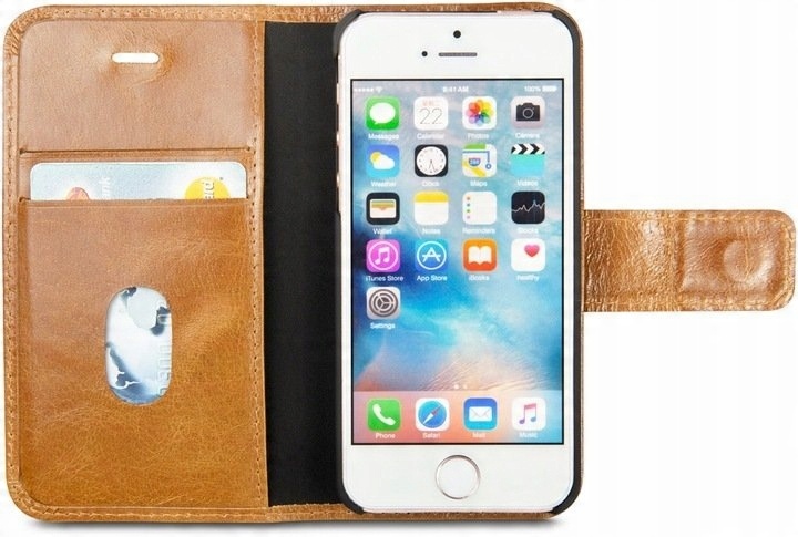 

Skórzane etui portfel do Apple iPhone 5SE Se 5