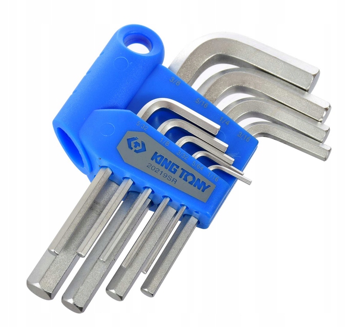 Klucze IMBUSY HEX CALOWE 9szt KING TONY 20219SR