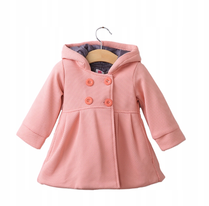 PŁASZCZ WIOSENNY PŁASZCZYK Z KAPTUREM KURTKA 10-12