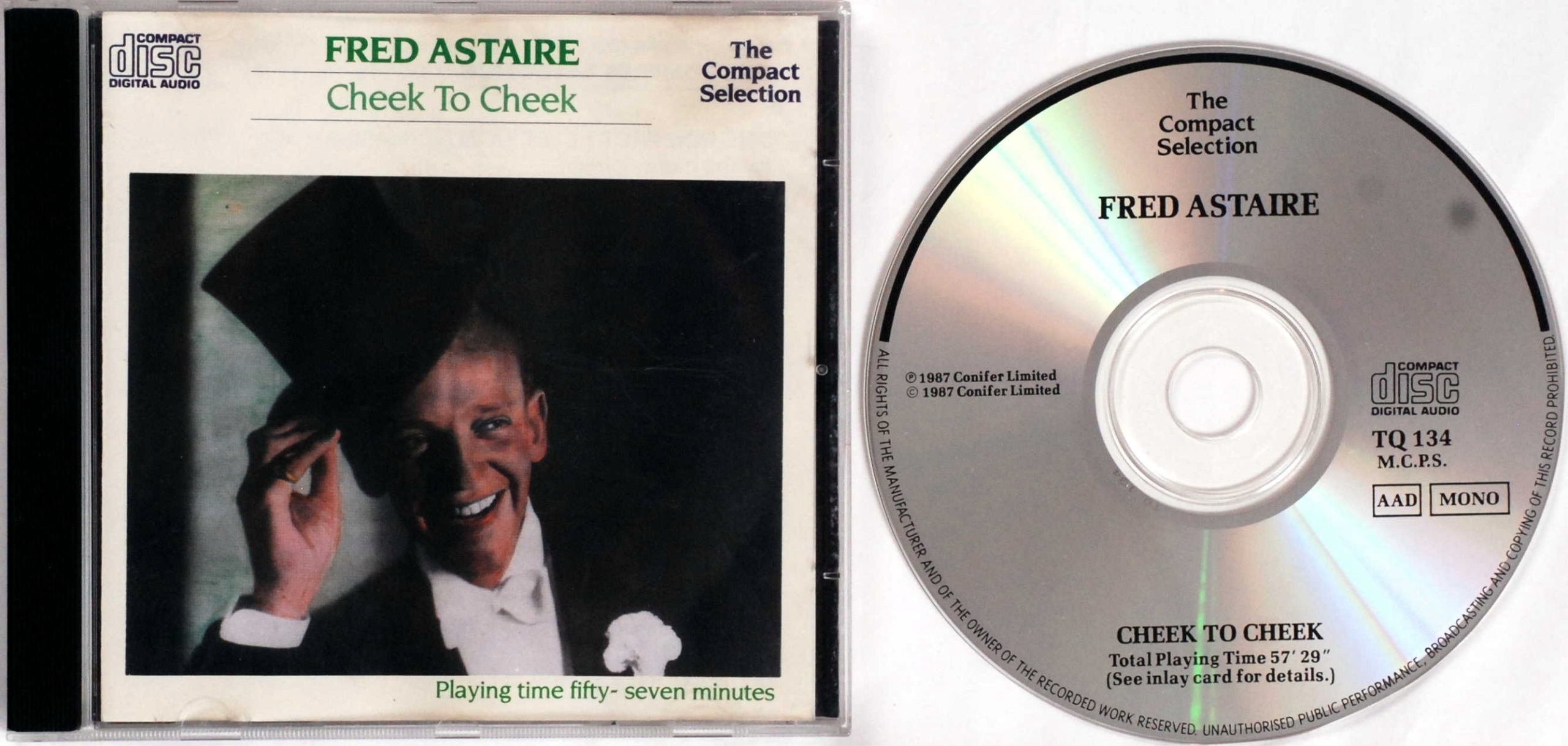 CD) Fred Astaire - Cheek To Cheek (UK) 12940676054 - Sklepy