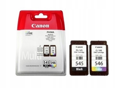 

2 tusze Canon PG545 CL546 MG2450 MG2550 MG2455