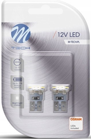 

2x Żarówka W5W T10 Osram Led biała 5000K /LB079w