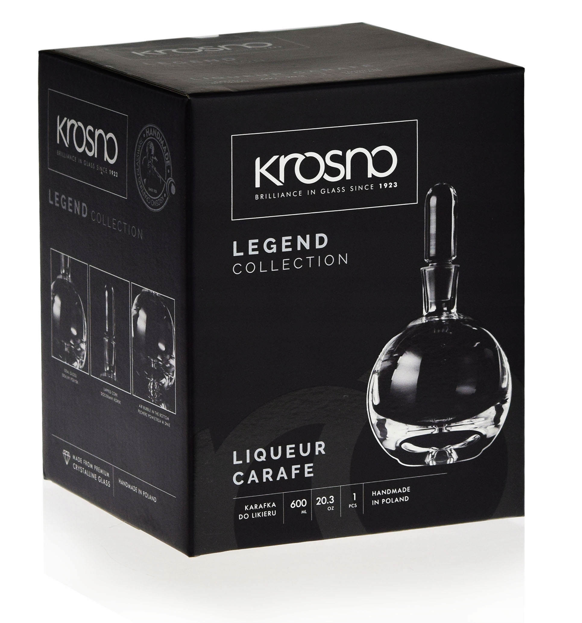Karafa na likér vína sherry Krosno Legend 600 ml
