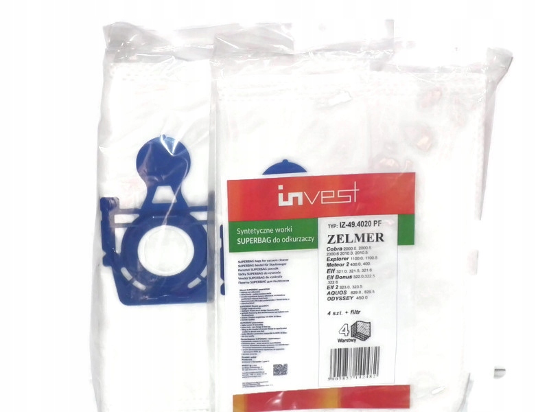 

Worki Odkurzacza Zelmer IZ.49.4020 Cobra , Elf