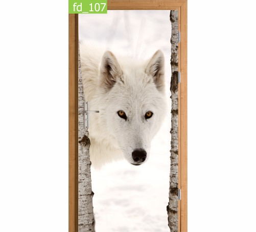 

Fototapeta Naklejka na drzwi Wilk Zima