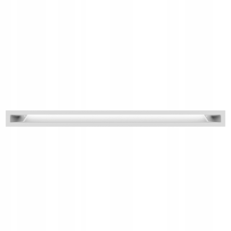 Ventilační Krbová Mřížka Luft do krbu 60x800 bílá 6x80 kovová Sf