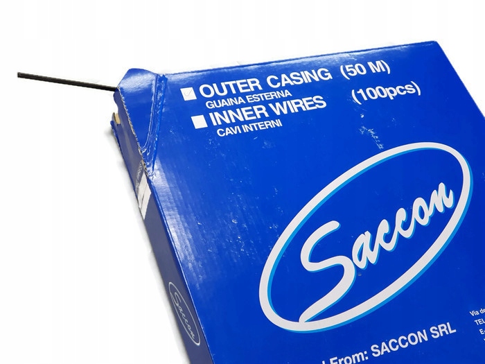 

Pancerz przerzutki Saccon czarny 4 mm 0,5 m