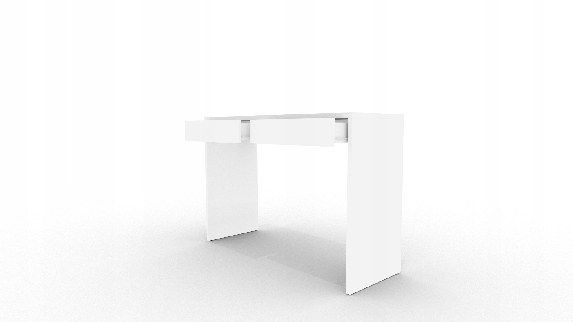 Biurko ASTRAL białe 115cm 2 szuflady UFC Szerokość mebla 115 cm