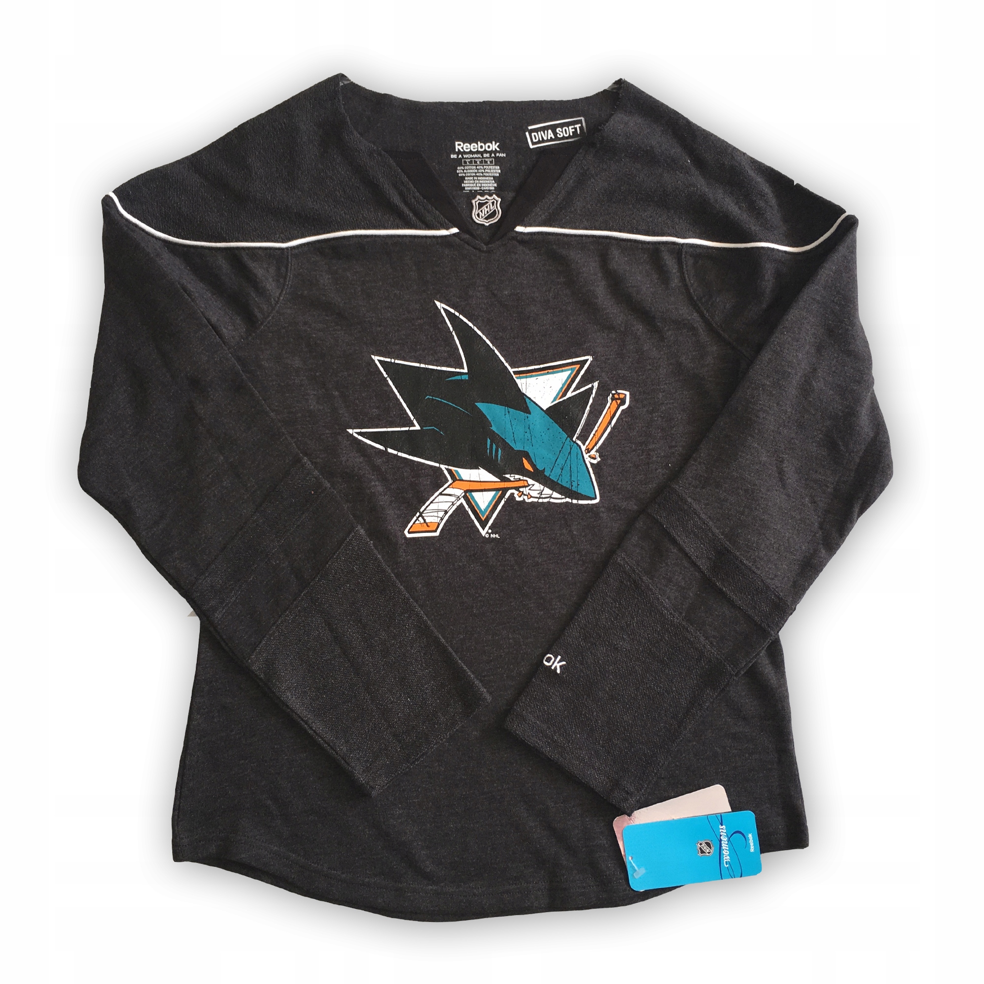 Bluza Reebok San Jose Sharks Nhl damska Diva L