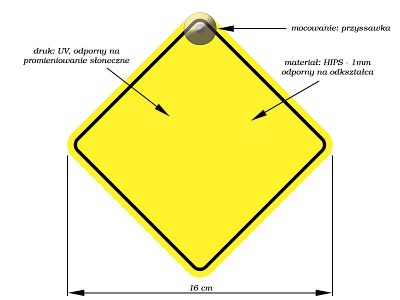 KSIĘŻE W AUCIE - PRZYSSAWKA DO SAMOCHODU - 004 Marka Subliproject