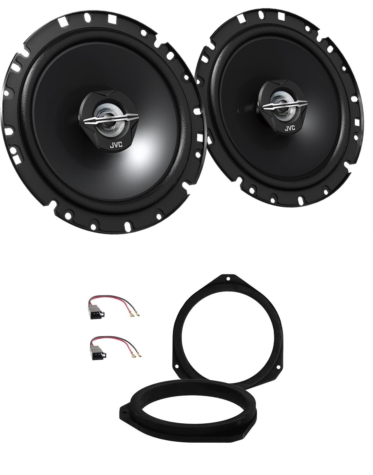 Jvc CS-J1720X Reproduktory distanční prvky adaptéry Alfa Romeo Citroen Opel Fiat
