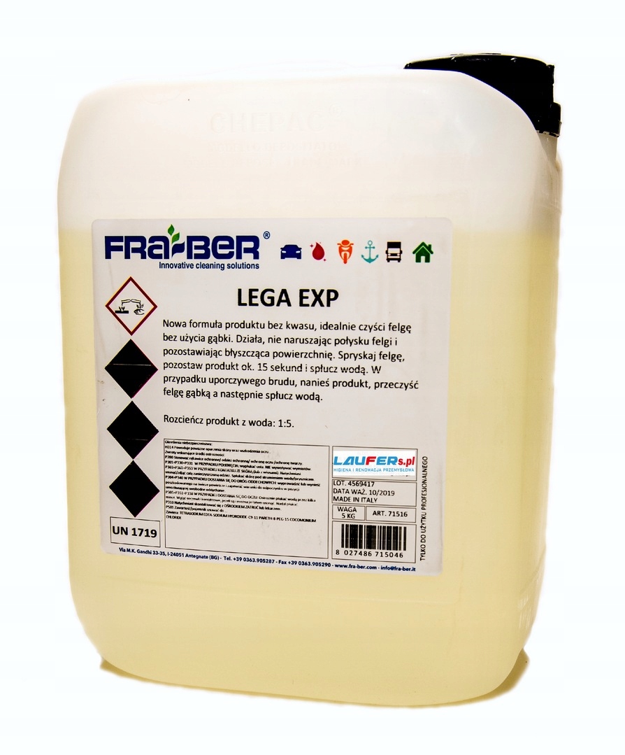 Lega EXP fraber очищення колісних дисків 10л