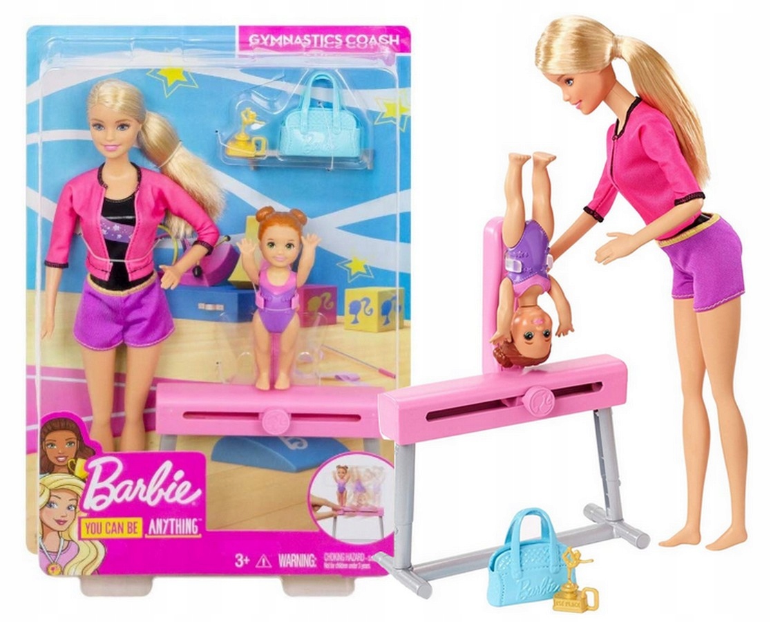 

Lalka Barbie Trenerka Gimnastyki zestaw 2 lalki