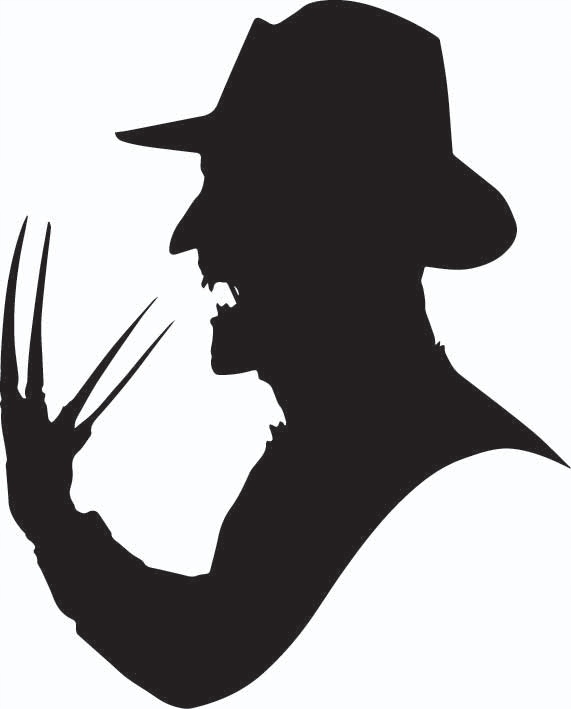 

Naklejka na auto samochód Freddy Krueger