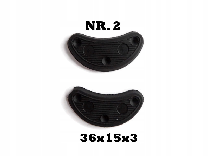 FLEKI ŻABKI PODKÓWKI NA OBCASY BUTY NR. 2