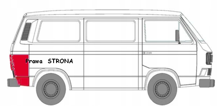 Reperaturka błotnika tylnego 95658410K
