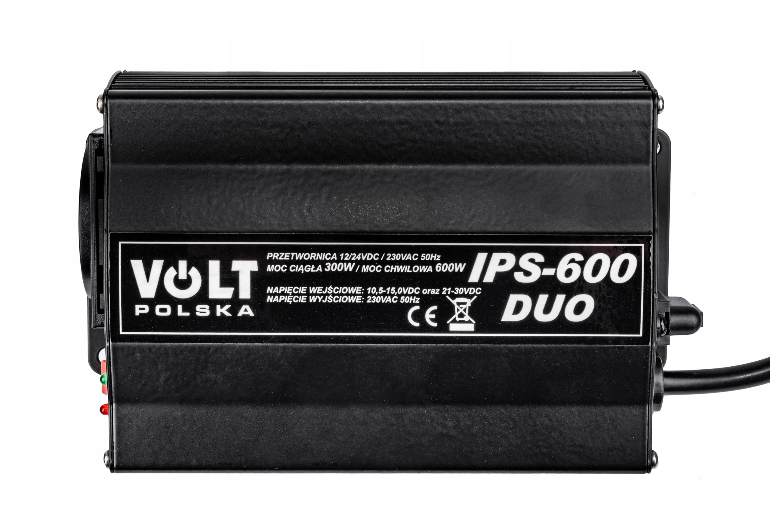 PRZETWORNICA NAPIECIA SAMOCHODOWA 12V 24V 230V DUO Net power 300 W
