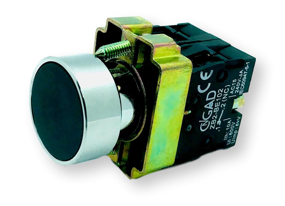 

Przycisk Sterowniczy Czarny fi22mm chwilowy No Nc