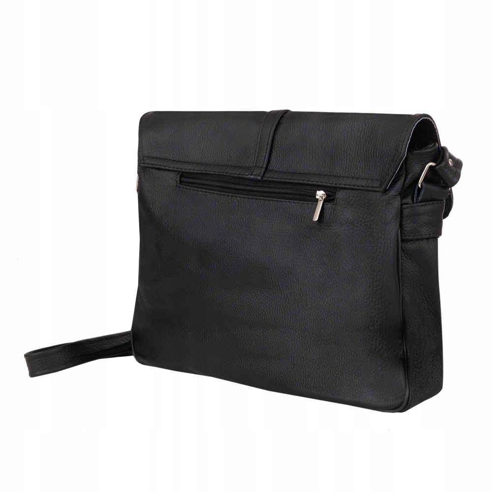 CZARNA TORBA SKÓRZANA A4 uniwersalna torba SKÓRA NATURALNA torebka Marka inna