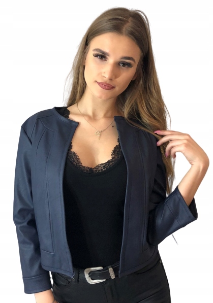 A3 BOLERKO ŻAKIET RAMONESKA TOTAL LOOK GRANAT R.42 Rozmiar 42