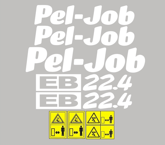 Samolepky s nálepkou Pel-job EB22.4