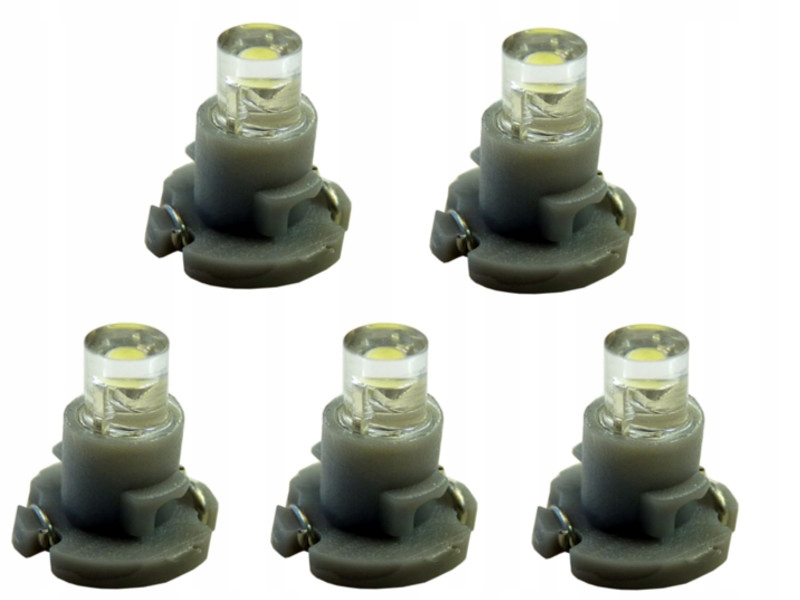 

żarówka Led T3 R3 ok 8 mm w1,2w 12V T4 T5) 5 Szt