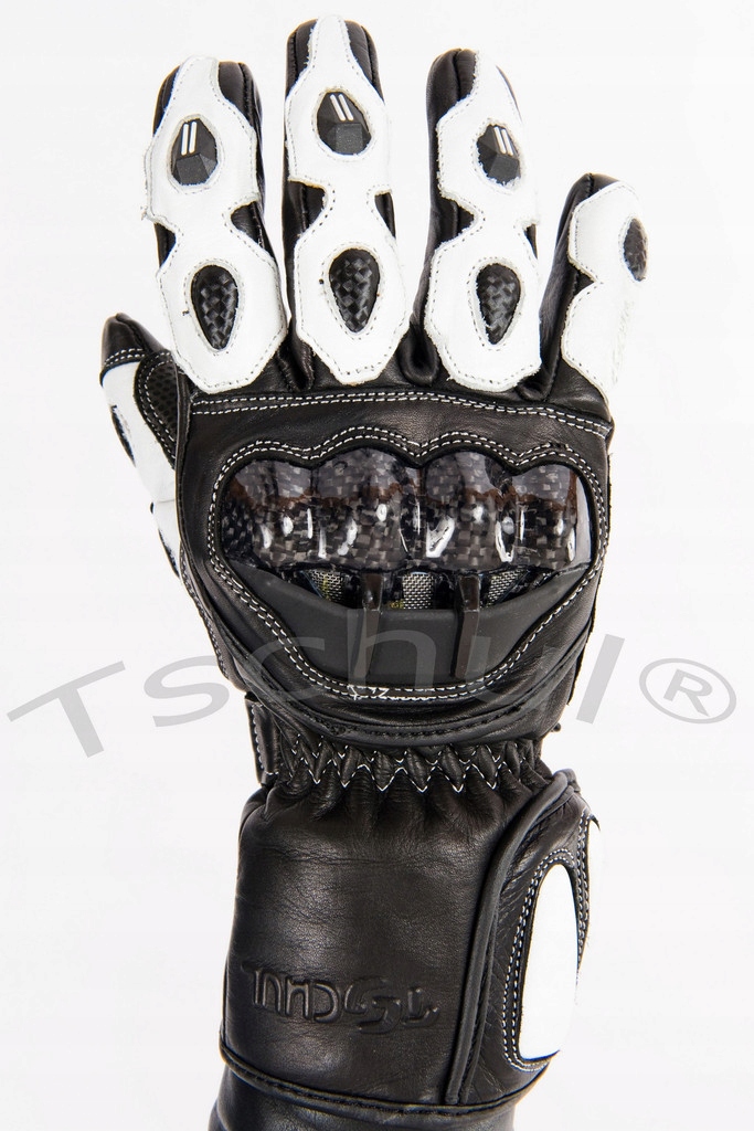 TSCHUL 230 - SKÓRZANE SPORTOWE RĘKAWICE MOTOCYKLOWE MĘSKIE r. XL Producent Tschul