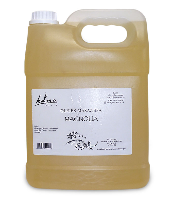 Kanu olej na masáž těla Magnolie 5 litrů