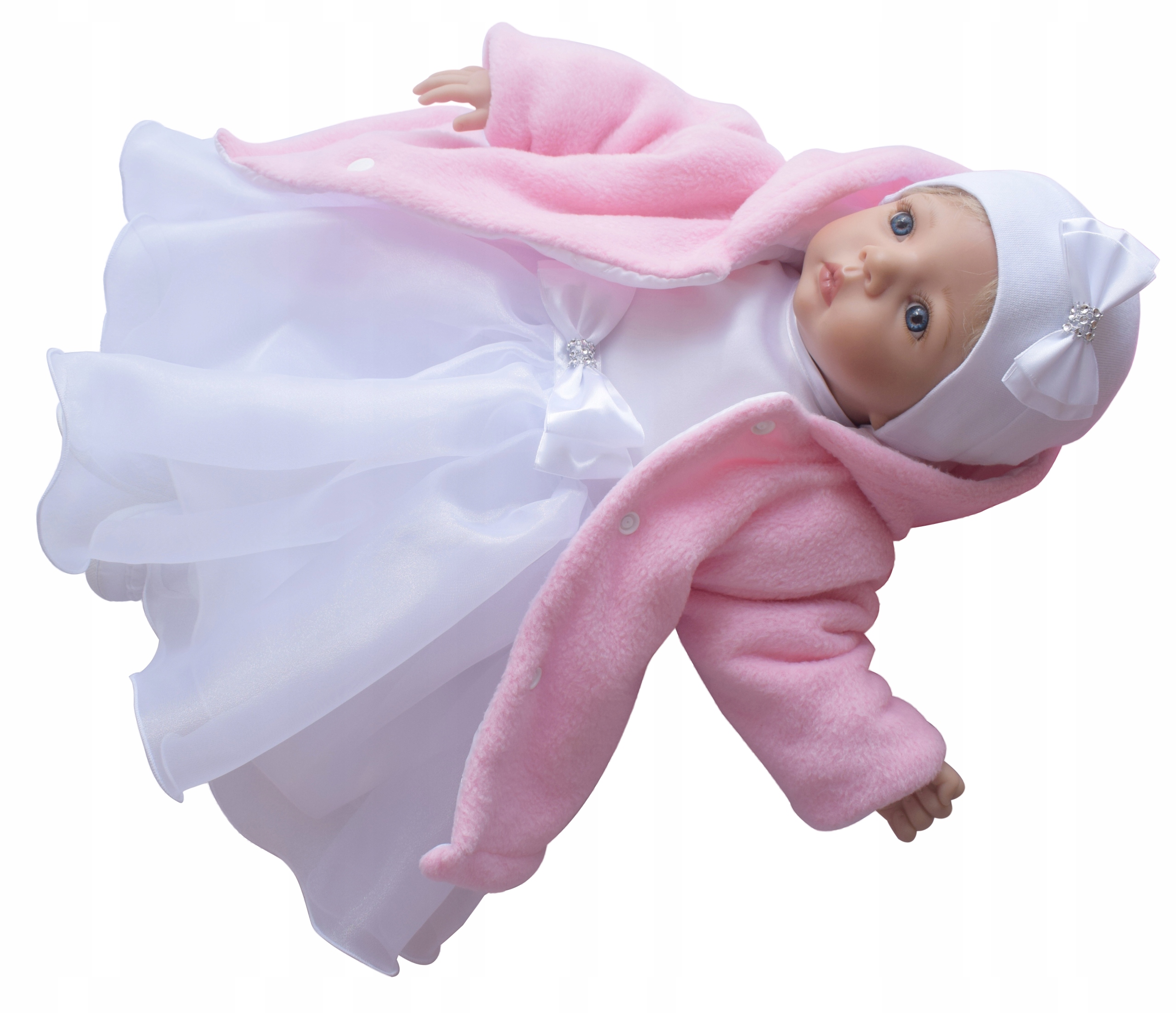 3CZ UBRANKO do chrztu KOMPLET R.68 JESIEŃ Dodatkowe informacje Nakrycie głowy Okrycie wierzchnie